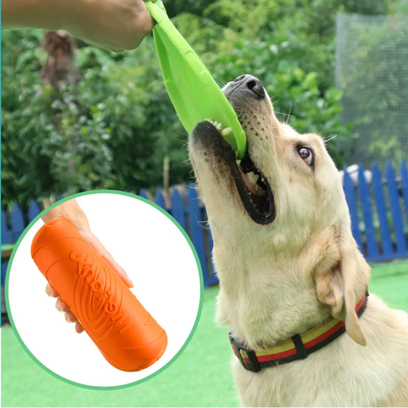 Pet Flying Disc - Durable, Bite-Resistant Silicone Toy for Dog Training and Outdoor Fun